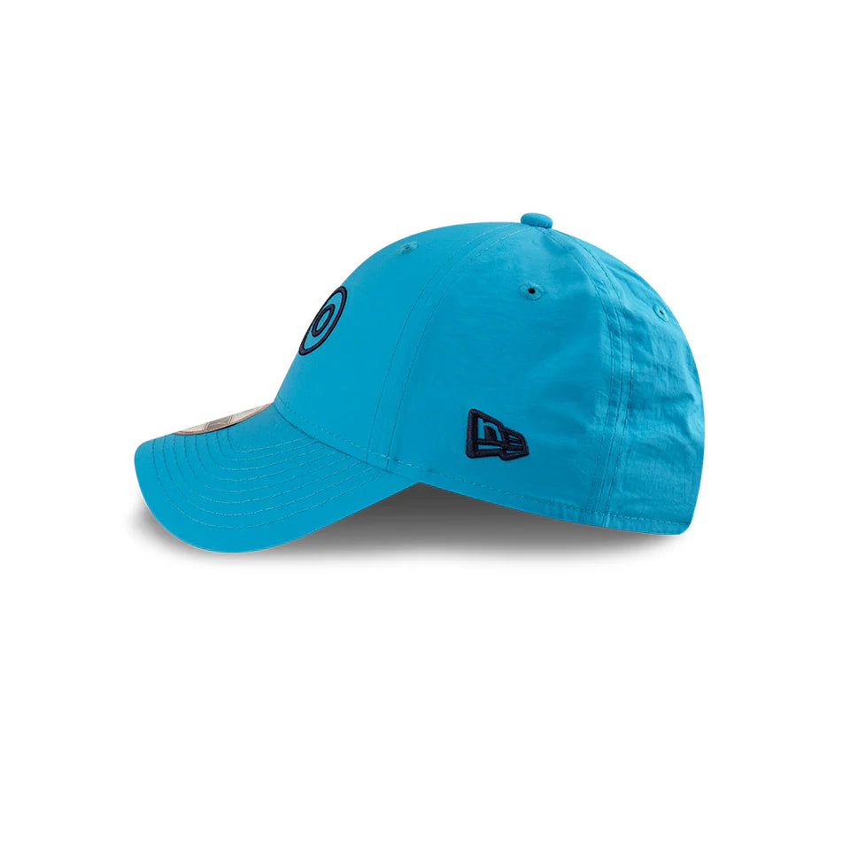 Australian Open Hat - 2025 Core Outline AO Sun Wash Blue Tennis 9Forty Strapback Cap - New Era